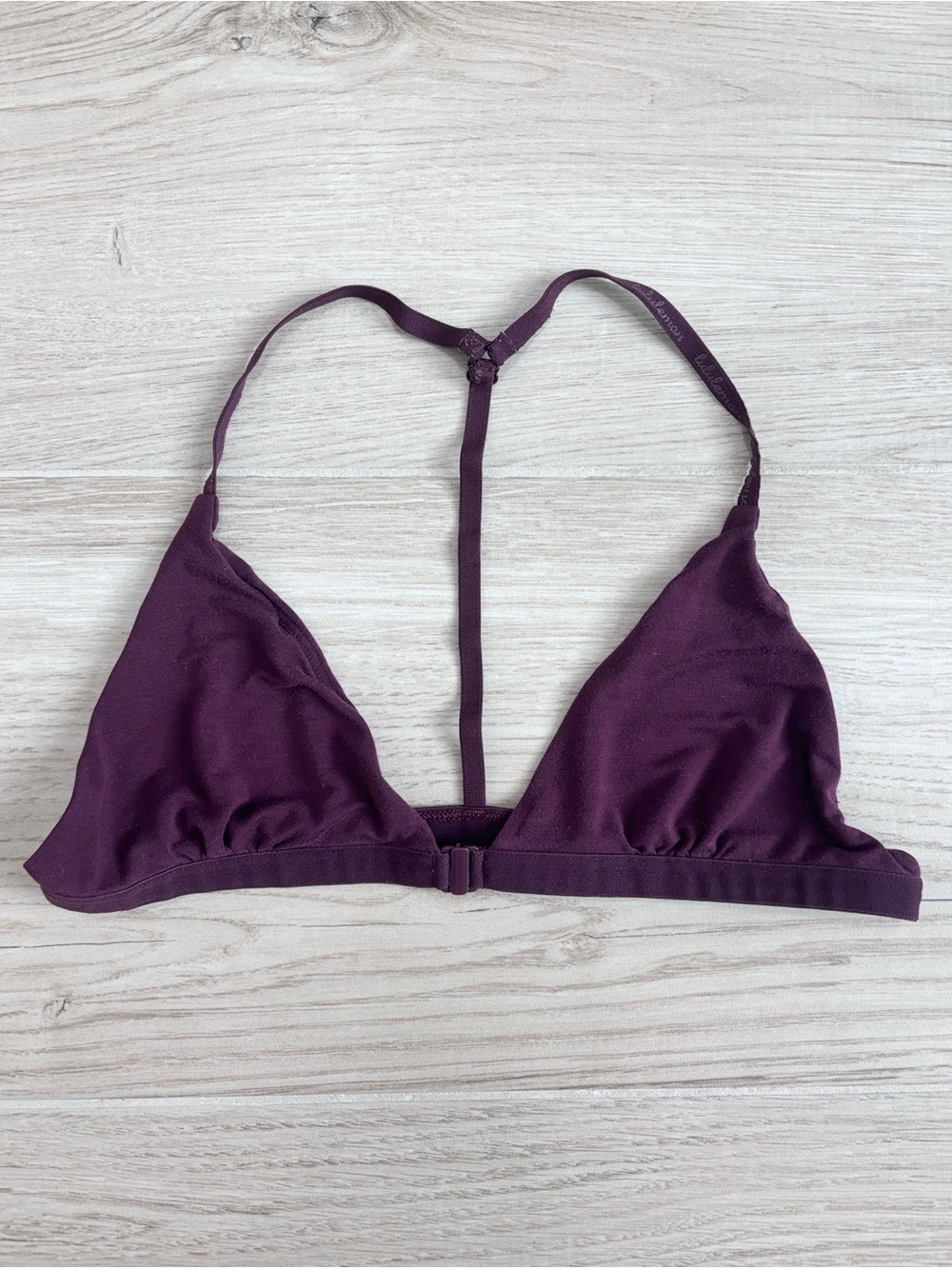 Lululemon Simply There Triangle Bralette
Bra in Purple with Front Closure Medium